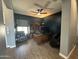 Office featuring custom built-in cabinetry and wood-look tile floors at 19929 W Marshall Ave, Litchfield Park, AZ 85340