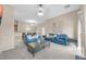 Open-concept living room featuring neutral tones, comfortable furniture, and an inviting atmosphere for relaxation at 2727 N Price Rd # 6, Chandler, AZ 85224