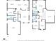Detailed floor plan showcasing the layout and dimensions of the home's interior at 3376 E Lafayette Ave, Gilbert, AZ 85298