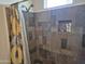 Tiled stand up shower with niche in the bathroom at 7920 W Glendale Ave # 39, Glendale, AZ 85303