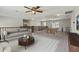 Loft area featuring a billiard table, sofa, and stylish decor for entertainment at 1125 E San Carlos Way, Chandler, AZ 85249