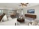Open loft featuring a pool table and comfortable seating, perfect for relaxing at 1125 E San Carlos Way, Chandler, AZ 85249