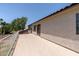 Spacious patio offering outdoor living space with a view of the surrounding landscape at 1125 E San Carlos Way, Chandler, AZ 85249