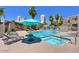 Serene community pool area featuring an adjacent spa and ample seating at 11333 N 92Nd St # 1118, Scottsdale, AZ 85260