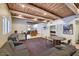 Bright and inviting living room featuring unique ceiling, stone floors, and stylish furnishings at 11333 N 92Nd St # 1118, Scottsdale, AZ 85260