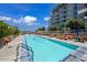 Community swimming pool with plenty of seating areas for residents and guests at 120 E Rio Salado E Pkwy # 102, Tempe, AZ 85281