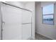 Bright shower with glass doors and view from a window at 13195 N 145Th Ln, Surprise, AZ 85379