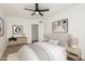 Comfortable bedroom with stylish furniture, contemporary decor, and plenty of natural light, perfect for relaxing at 1338 E Granada Rd, Phoenix, AZ 85006