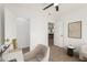 Bright office space showcasing neutral tones, modern accents, and open doorway at 1338 E Granada Rd, Phoenix, AZ 85006