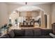 Open concept kitchen features a large island, modern appliances, and custom stonework at 14598 E Corrine Dr, Scottsdale, AZ 85259