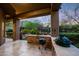 Outdoor kitchen featuring built-in BBQ grills, perfect for alfresco dining and entertaining at 14598 E Corrine Dr, Scottsdale, AZ 85259