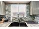 Close-up of a double basin kitchen sink and window with decorative backsplash at 20038 N 38Th Ln, Glendale, AZ 85308