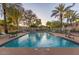 Full view of the beautiful community pool featuring a five foot deep end at 2063 S Edgewater --, Mesa, AZ 85209