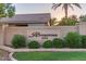 Elegant community sign for Riverstone at 6980 with manicured landscaping and a clear blue sky at 2063 S Edgewater --, Mesa, AZ 85209