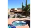 Private hot tub surrounded by lush landscaping, perfect for relaxation at 38065 N Cave Creek Rd # 2, Cave Creek, AZ 85331