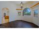 Living room view showcasing hardwood floors and easy access to dining area at 38065 N Cave Creek Rd # 2, Cave Creek, AZ 85331