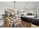 Open living space featuring modern furnishings and finishes, ideal for entertaining at 3917 E Patrick Ln, Phoenix, AZ 85050