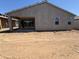 Backyard features covered patio perfect for outdoor living at 46868 W Old Timer Rd, Maricopa, AZ 85139