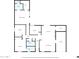 Detailed floor plan showcasing the layout of rooms, bathrooms, and the garage at 5236 S 19Th Ave, Phoenix, AZ 85041