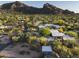 Aerial view shows property's lush desert landscaping, prime location, and neighborhood at 6306 N Camelback Manor Dr, Paradise Valley, AZ 85253