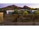 Breathtaking mountain views framed by the home's architecture from the home's balcony at 6306 N Camelback Manor Dr, Paradise Valley, AZ 85253