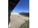 Backyard with patio space and privacy wall at 6429 W Palm Ln, Phoenix, AZ 85035