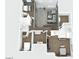 Birds eye view of the 2nd floor interior floor plan including bedrooms, bathrooms and living space at 694 W Desert Seasons Dr, San Tan Valley, AZ 85143