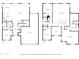 Layout with kitchen, dining area, living room, bedrooms, bathroom, laundry and garage at 694 W Desert Seasons Dr, San Tan Valley, AZ 85143