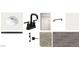 The bathroom features designer plumbing fixtures, sleek cabinetry and attractive flooring at 9524 W Parkway Dr, Tolleson, AZ 85353
