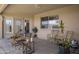 Relaxing covered patio with stylish seating, perfect for outdoor entertaining and enjoying the scenery at 11360 E Keats Ave # 20, Mesa, AZ 85209