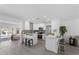 Bright, modern kitchen with white cabinets, stainless steel appliances, and a center island at 1561 N Sterling St, Mesa, AZ 85207