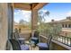 Outdoor balcony with seating and views of the community at 16420 N Thompson Peak Pkwy # 2101, Scottsdale, AZ 85260