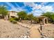 Community area with walkway and covered picnic table at 16420 N Thompson Peak Pkwy # 2101, Scottsdale, AZ 85260