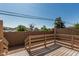 Wooden deck featuring views of the mountains and a clear blue sky at 1953 E Presidio Rd, Phoenix, AZ 85022
