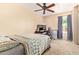 Cozy bedroom offers a peaceful retreat with a comfortable bed, creating a relaxing atmosphere at 1991 S Bahama Dr, Gilbert, AZ 85295