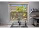 Kitchen sink with a view of the backyard; bright natural light and backyard landscaping at 21813 N 40Th Way, Phoenix, AZ 85050