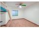 bedroom with lofted bed, hardwood floors, and bright natural light at 238 W Myrna Ln, Tempe, AZ 85284