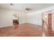 Spacious main bedroom with hardwood floors and ensuite bathroom at 238 W Myrna Ln, Tempe, AZ 85284