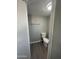 Cozy bathroom features a standard toilet, towel rack, and neutral wall color at 300 S Val Vista Dr # 51, Mesa, AZ 85204