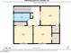 This is the floor plan for the 2nd floor with bedrooms and bathroom dimensions included at 3389 W Barcelona Dr, Chandler, AZ 85226