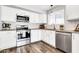 Elegant kitchen features stainless steel appliances, granite countertops and bright light at 3389 W Barcelona Dr, Chandler, AZ 85226