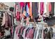 Walk-in closet featuring double hanging rails at 3685 N 141St Dr, Goodyear, AZ 85395