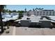 Aerial view of a modern house with desert landscaping, a flat roof, and air conditioning units at 411 W Colter St # A, Phoenix, AZ 85013