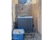 Two modern HVAC units for efficient climate control, located beside block wall at 43418 W Wild Horse Trl, Maricopa, AZ 85138