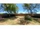 Backyard area showcasing a spacious lawn with privacy provided by mature trees at 5374 N Ormondo Way, Litchfield Park, AZ 85340