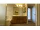 Bright bathroom featuring a double sink vanity with a tub and shower combo at 5374 N Ormondo Way, Litchfield Park, AZ 85340