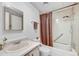 Standard bathroom featuring tub/shower combination, sink and vanity at 7711 E Farmdale Ave, Mesa, AZ 85208