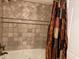 Bathroom featuring custom tile work and a decorative shower curtain at 8355 E Via De Encanto --, Scottsdale, AZ 85258