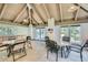 Bright community clubhouse with tables, chairs, and access to outdoor amenities, ideal for gatherings and socializing at 8653 E Royal Palm Rd # 1030, Scottsdale, AZ 85258