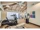 Well-equipped gym with modern cardio and weight training machines, ceiling fans, and natural light for a healthy lifestyle at 8653 E Royal Palm Rd # 1030, Scottsdale, AZ 85258